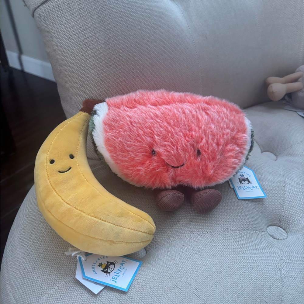 Jellycat Fruits mixed - Watermelon and banana
